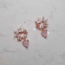 Load image into Gallery viewer, Baby Bouquet Earrings - Pink