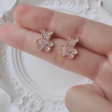 Load image into Gallery viewer, Baby Bear Earrings - Pink