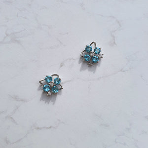 Fairy Blue Flower Earrings