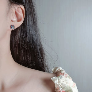 Fairy Blue Flower Earrings