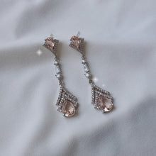 Load image into Gallery viewer, Teardrops of Mermaid Earrings - Champagne Pink