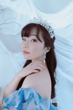 Load image into Gallery viewer, Aphrodite Series - The Rose Garden Earrings (Light Blue ver.)