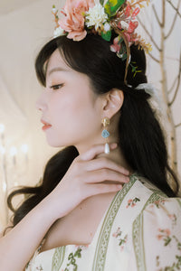 Aphrodite Series - The Rose Garden Earrings (Mint ver.)