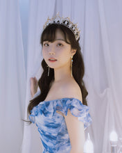 Load image into Gallery viewer, Aphrodite Series - Under the Moonlight Earrings (Aqua ver.)