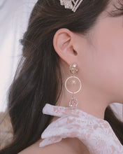 Load image into Gallery viewer, Aphrodite Series - Champagne Pink Starlight Earrings