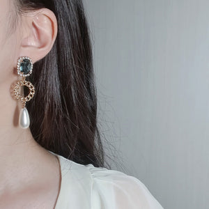 Marine Deep Blue Earrings