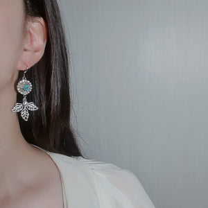 Rainbow Elf Dreamcatcher Earrings