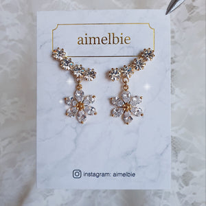 Daisy Wing Earrings - Simple (Gold ver.) (Red Velvet Yeri, Park Eunbin Earrings)