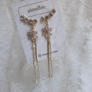 Daisy Wing Earrings - Longdrop (Gold ver.)