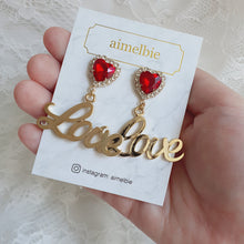 Load image into Gallery viewer, Love Earrings