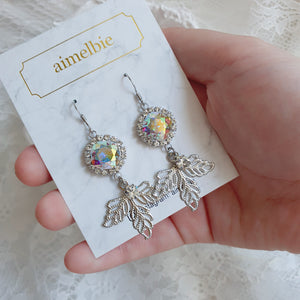 Rainbow Elf Dreamcatcher Earrings