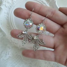 Load image into Gallery viewer, Rainbow Elf Dreamcatcher Earrings