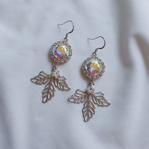 Rainbow Elf Dreamcatcher Earrings
