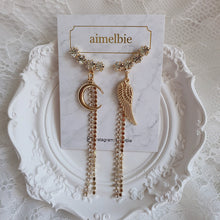 Load image into Gallery viewer, Moon Angel Earrings - Gold