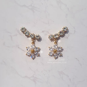 Daisy Wing Earrings - Simple (Gold ver.) (Red Velvet Yeri, Park Eunbin Earrings)