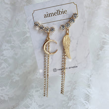 Load image into Gallery viewer, Moon Angel Earrings - Gold