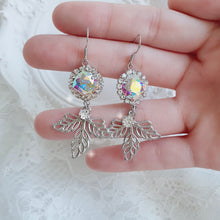 Load image into Gallery viewer, Rainbow Elf Dreamcatcher Earrings
