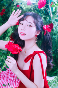 Red Rose Romance Earrings