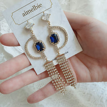 Load image into Gallery viewer, City Queen Earrings - Navy