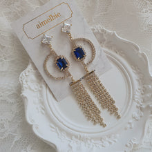 Load image into Gallery viewer, City Queen Earrings - Navy