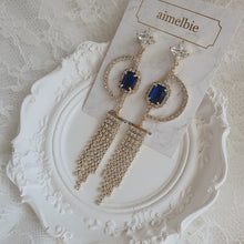 Load image into Gallery viewer, City Queen Earrings - Navy