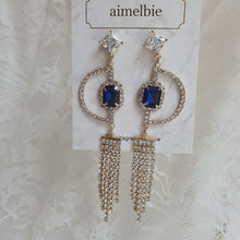 Load image into Gallery viewer, City Queen Earrings - Navy
