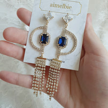 Load image into Gallery viewer, City Queen Earrings - Navy