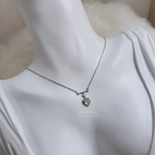 Load image into Gallery viewer, Opal Mint Heart Necklace