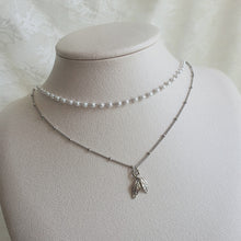 Load image into Gallery viewer, Little Leaves Layered Necklace - Silver