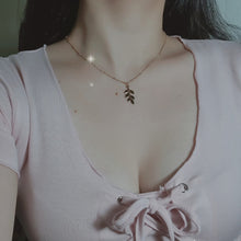 Load image into Gallery viewer, Forest Leaves Necklace - Gold (STACY Yoon Necklace)
