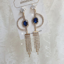 Load image into Gallery viewer, City Queen Earrings - Navy