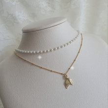Load image into Gallery viewer, Little Leaves Layered Necklace - Gold