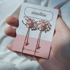 Twinkle Dream Earrings - Baby Pink