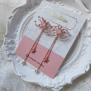 Twinkle Dream Earrings - Baby Pink