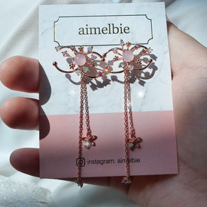 Twinkle Dream Earrings - Baby Pink