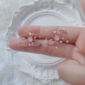 Twinkle Dream Earrings - Baby Pink