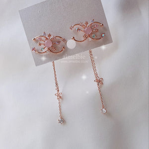 Twinkle Dream Earrings - Baby Pink