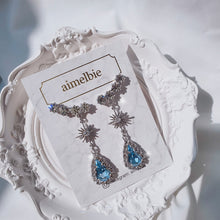 Load image into Gallery viewer, Stellar Elf Earrings - Light Sapphire (Rocket Punch Dahyun Earrings)