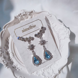 Stellar Elf Earrings - Light Sapphire (Rocket Punch Dahyun Earrings)