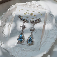 Load image into Gallery viewer, Stellar Elf Earrings - Light Sapphire (Rocket Punch Dahyun Earrings)