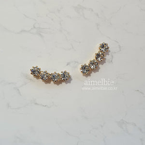 Simple Wing Earrings - Gold