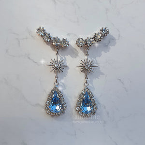 Stellar Elf Earrings - Light Sapphire (Rocket Punch Dahyun Earrings)