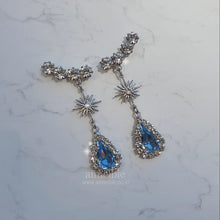 Load image into Gallery viewer, Stellar Elf Earrings - Light Sapphire (Rocket Punch Dahyun Earrings)