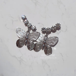 Bling Butterfly Earrings (Woo!ah! Minseo, Rocket Punch Suyun, Dahyun Earrings)