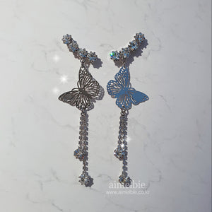 Butterfly Elf Queen Earrings (Woo!ah! Nana, Kep1er Xiaoting Earrings)