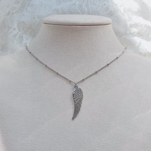 Load image into Gallery viewer, Silver Wing Necklace