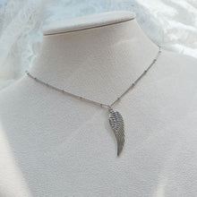 Load image into Gallery viewer, Silver Wing Necklace