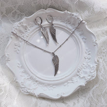 Load image into Gallery viewer, Silver Wing Necklace