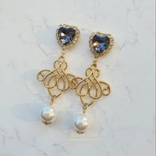 Load image into Gallery viewer, Lovely Princess Earrings - Black Diamond