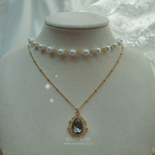 Load image into Gallery viewer, Magic Teardrops Layered Necklace - Black Diamond